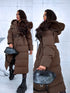 Ziemas virsjaka ar jostu "CLASSIC" - CHOCO PRE-ORDER